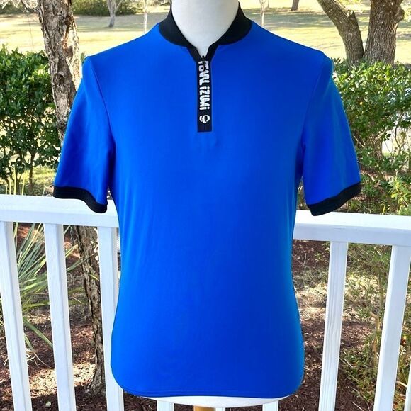 Pearl Izumi Royal Blue Men’s 1/2 Zip Bicycle Jersey. Size Medium. - Picture 1 of 10
